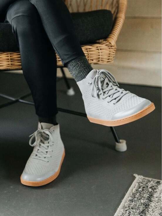 SUAVS Shoes - Suavs The Legacy High Top Knit Sneaker Slate Grey Gum Sole Women’s 10 Men’s 8 EU
